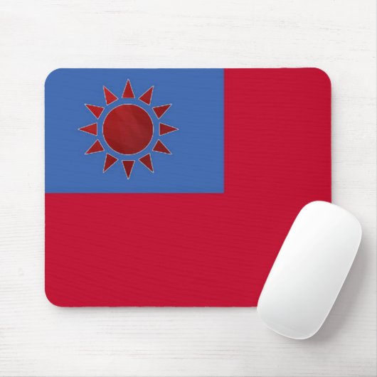 Red Sun Mouse Pad Mousepad (Mit Mouse)