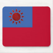 Red Sun Mouse Pad Mousepad (Vorne)