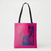 Red Sun Nature Tote Bag Tasche (Vorderseite)