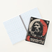 Red Sun Neanderthal | Ancient Ancestor Art Notizblock (Innenseite)