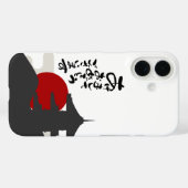 Red sun phone case (Rückseite (Horizontal))