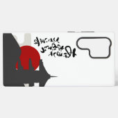 Red sun phone case samsung galaxy hülle (Rückseite (Horizontal))