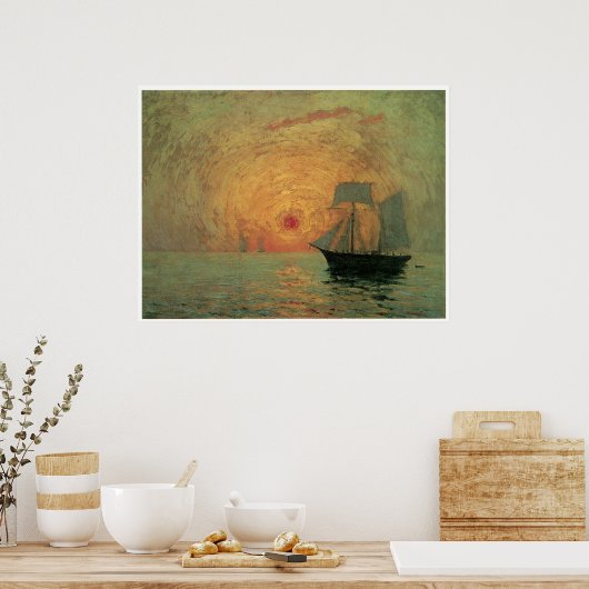 Red Sun Poster (Küche)