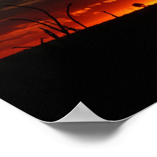 Red Sun Poster (Ecke)