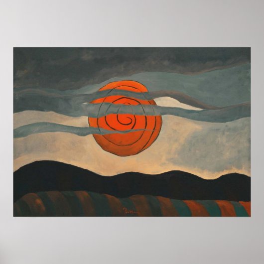 RED SUN POSTER (Vorne)