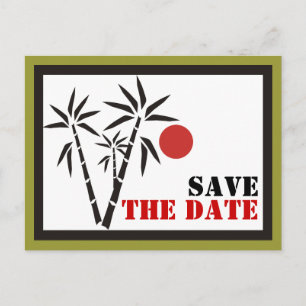 Red Sun Save the Date Postkarten