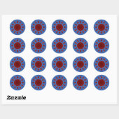 Red Sun Sticker (Blatt)