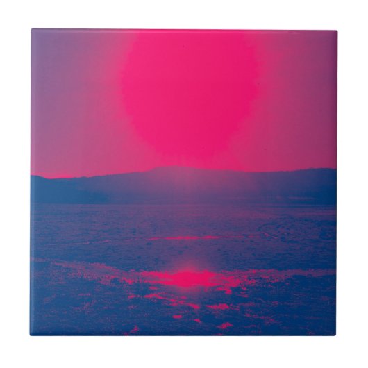 Red Sun Tile Fliese (Vorderseite)