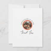 Red Sun und Old Sakura Danke Karte (Rückseite)