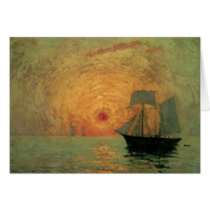 Red Sun von Maxime Maufra, Vintager Impressionismu