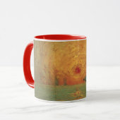 Red Sun von Maxime Maufra, Vintager Impressionismu Tasse (Vorderseite Links)