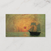 Red Sun von Maxime Maufra Visitenkarte (Rückseite)