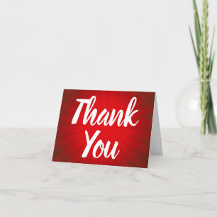 Red Sunbury Vielen Dank Note Card Dankeskarte