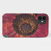 Red Sunflower iPhone 5 Fall *personalize* Case-Mate iPhone Hülle (Rückseite (Horizontal))