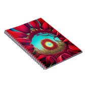 Red Sunflower Stargate Notizblock (Rechte Seite)