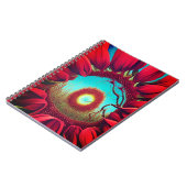 Red Sunflower Stargate Notizblock (Linke Seite)