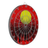 Red Sunset Dartscheibe (Vorderseite Links)