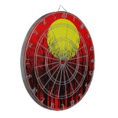 Red Sunset Dartscheibe (Vorderseite Links)