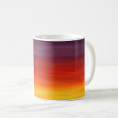 Red Sunset Individuelle Name Kaffee Tasse (VorderseiteRechts)