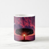 Red Sunset Name Kaffeetasse (Mittel)