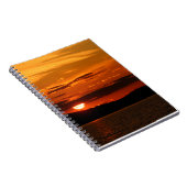 Red Sunset Notebook Notizblock (Rechte Seite)