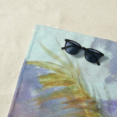 Red Sunset Palm Tree Beach Handtuch (Beispiel)