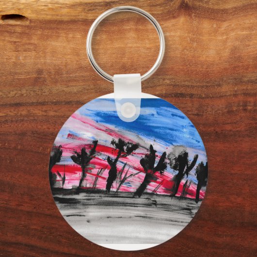 Red Sunset Schlüsselanhänger (Vorderseite)