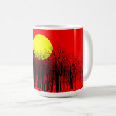 Red Sunset Tasse (VorderseiteRechts)