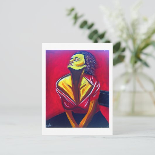 Red Sunshine Postkarte (Stehend Vorderseite)