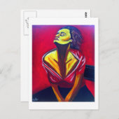 Red Sunshine Postkarte (Vorne/Hinten)