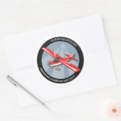 Red Super Decathlon Sticker mit Sunburst (ACA) (Umschlag)