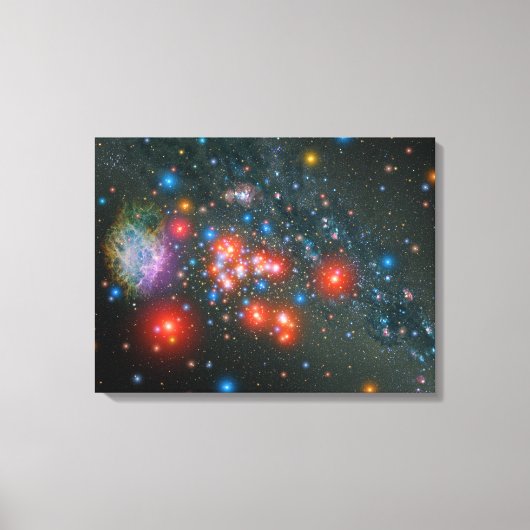 Red Super Giant Cluster Leinwanddruck (Vorderseite)