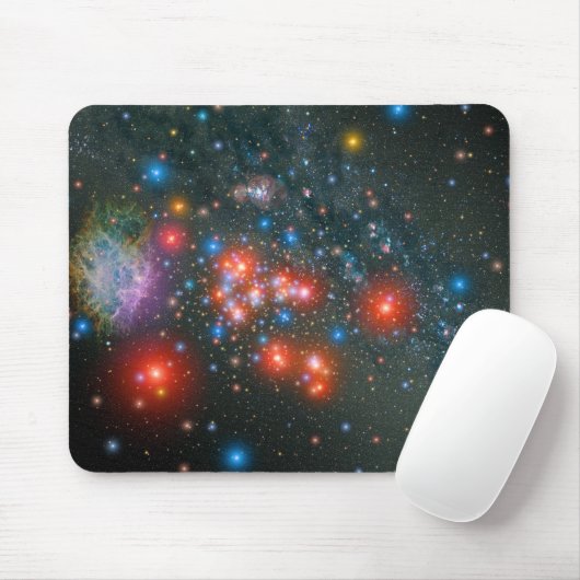 Red Super Giant Cluster Mousepad (Mit Mouse)