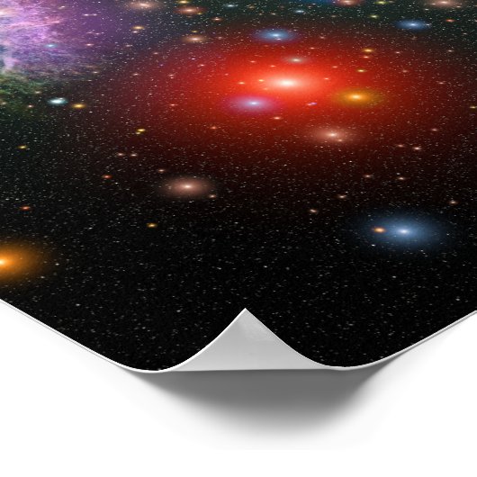 Red Super Giant Cluster Poster (Ecke)