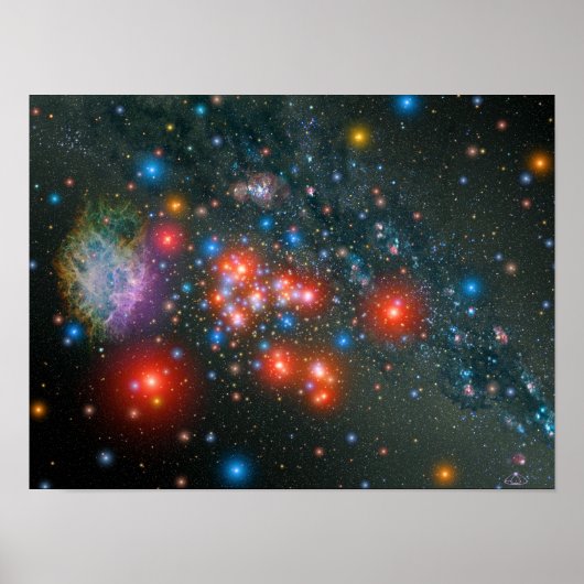 Red Super Giant Cluster Poster (Vorne)