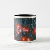 Red Super Giant Cluster Zweifarbige Tasse (Mittel)