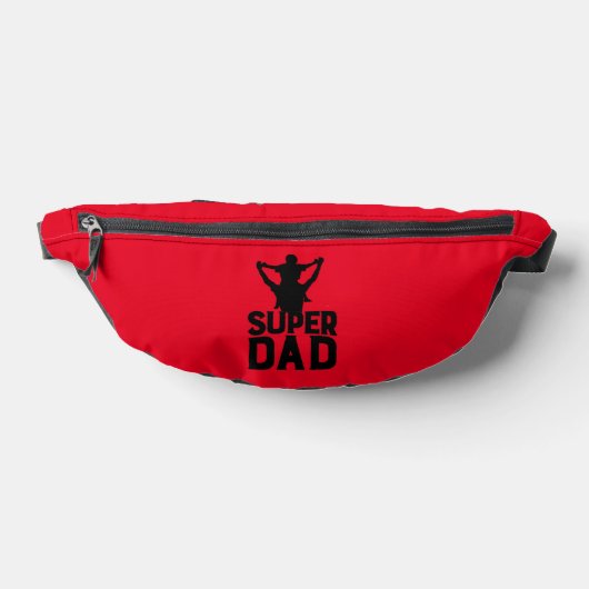 Red Super Vater Happy Vathers Day 2024 Bauchtasche (Ablage )