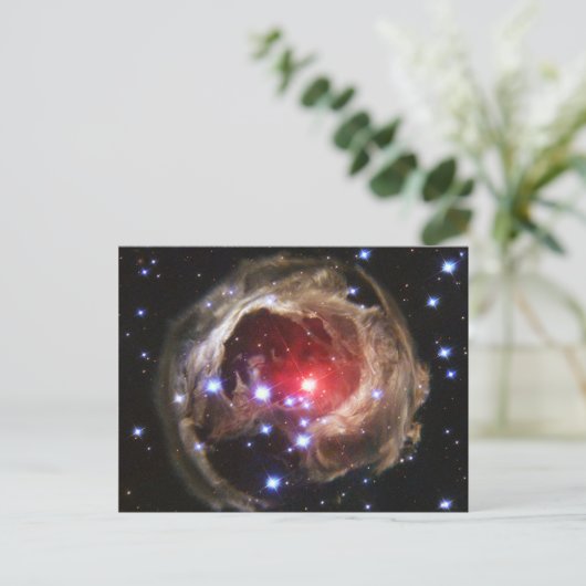 Red Supergiant Star V838 Monocerotis Postkarte (Stehend Vorderseite)