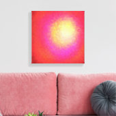 Red Supernova - Vibrannte Canvas Print Leinwanddruck (Insitu (Wohnzimmer))