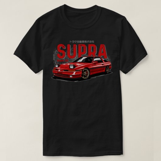 Red Supra MK3 T-Shirt (Design vorne)