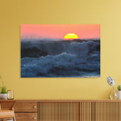 RED SURF 24x36 Leinwanddruck (Insitu (Wohnzimmer))