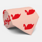 Red Swan Krawatte (Gerollt)
