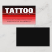 Red Swatch TATTOO Visitenkarte (Vorne/Hinten)