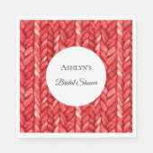 Red Sweater Brautparty Serviette (Vorderseite)