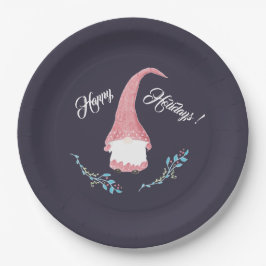 Red Swedish Gnome Holiday Paper Teller