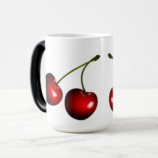 Red Sweet Cherries Tasse (Vorderseite Links)