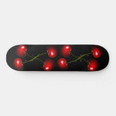 Red Sweet Cherry Skateboard - Ihre Farben (Horizontal)