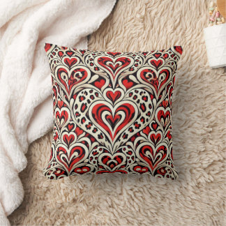 Red Sweet Hearts Kissen