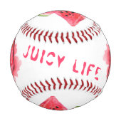 Red Sweet Juicy Watermelon Baseball (Vorderseite)