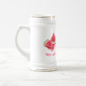 Red Sweet Juicy Watermelon Beer Stein Bierglas (Links)